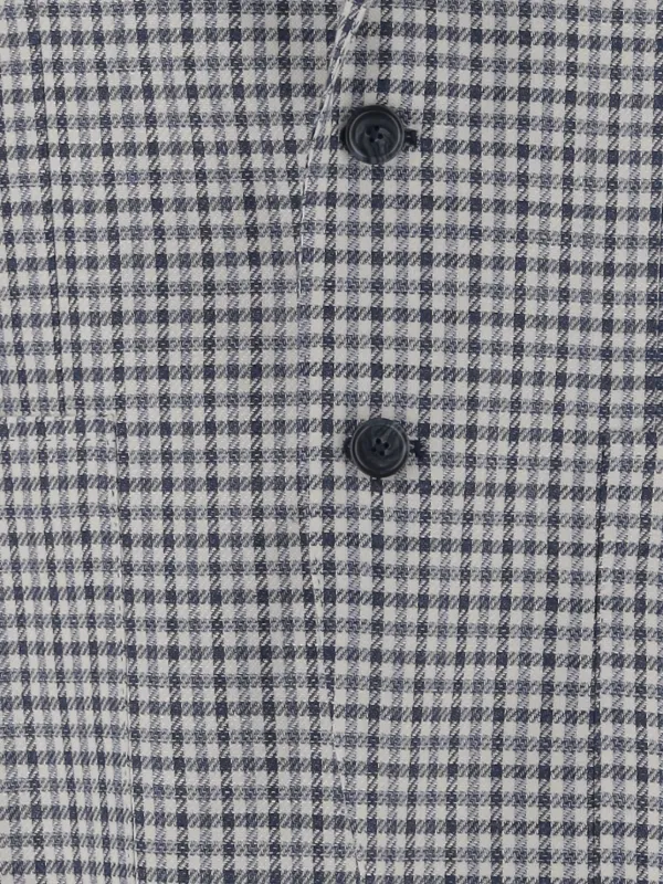 Tagliatore チェック シングルジャケット | ブルー | FARFETCH JP