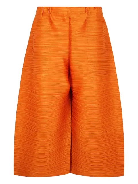 Pleats Please Issey Miyake بنطال بقصة واسعة