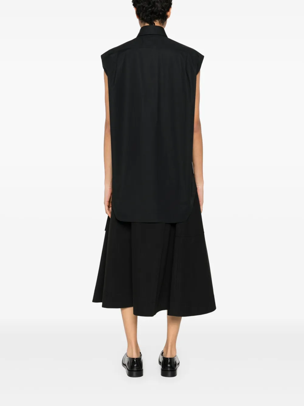 Moschino Popeline blouse Zwart