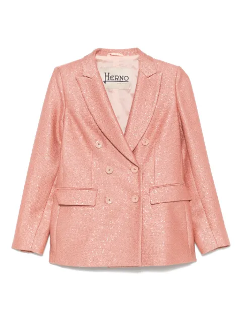 Herno blazer con detalle de lentejuelas