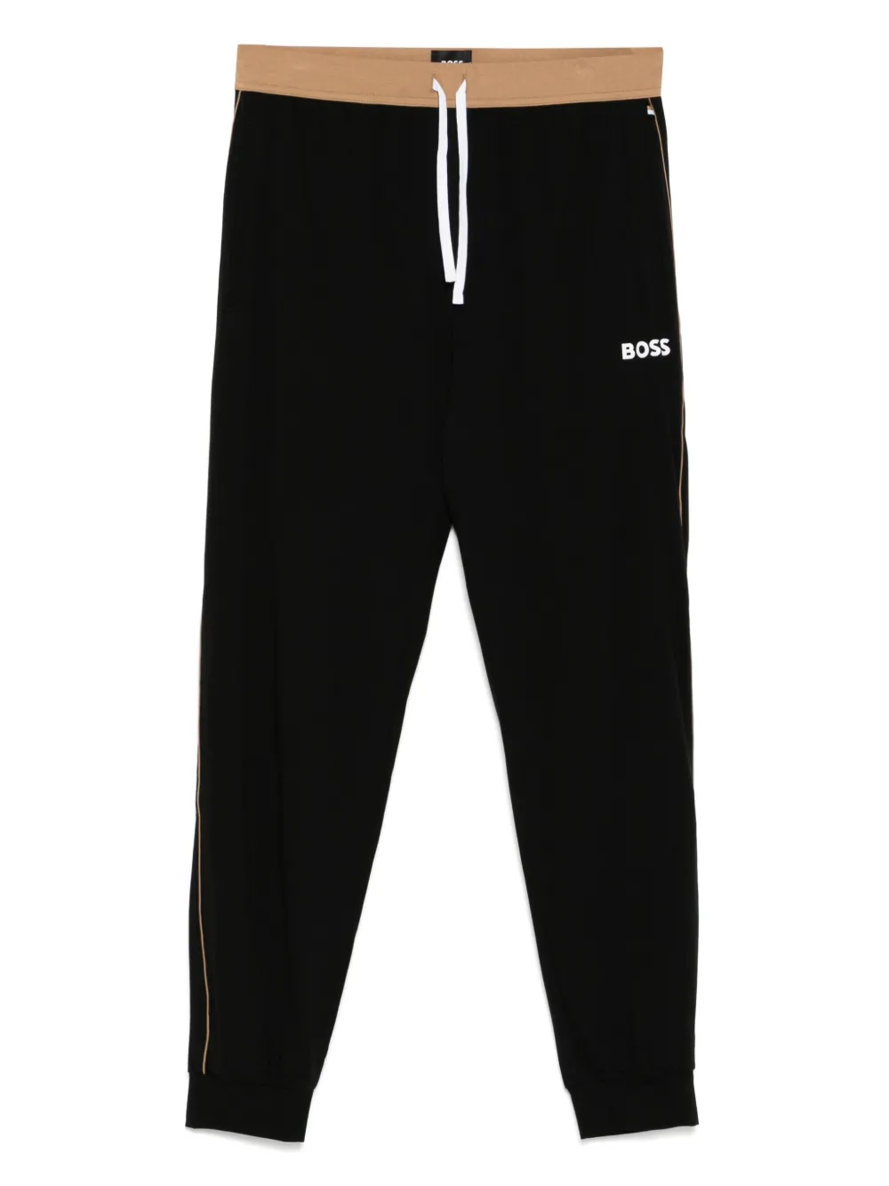BOSS logo-print track pants | Black | Image 1