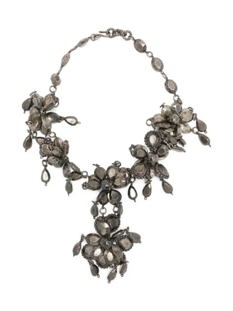 Bottega Veneta Pre-Owned 2020s flower-embellishment necklace