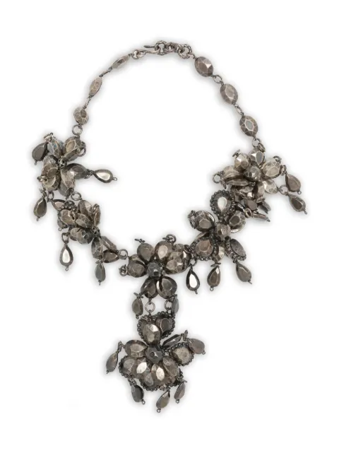 Bottega Veneta Pre-Owned 2020s flower-embellishment necklace