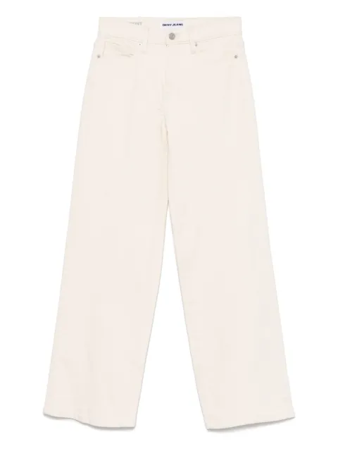 DKNY high-waisted wide jeans