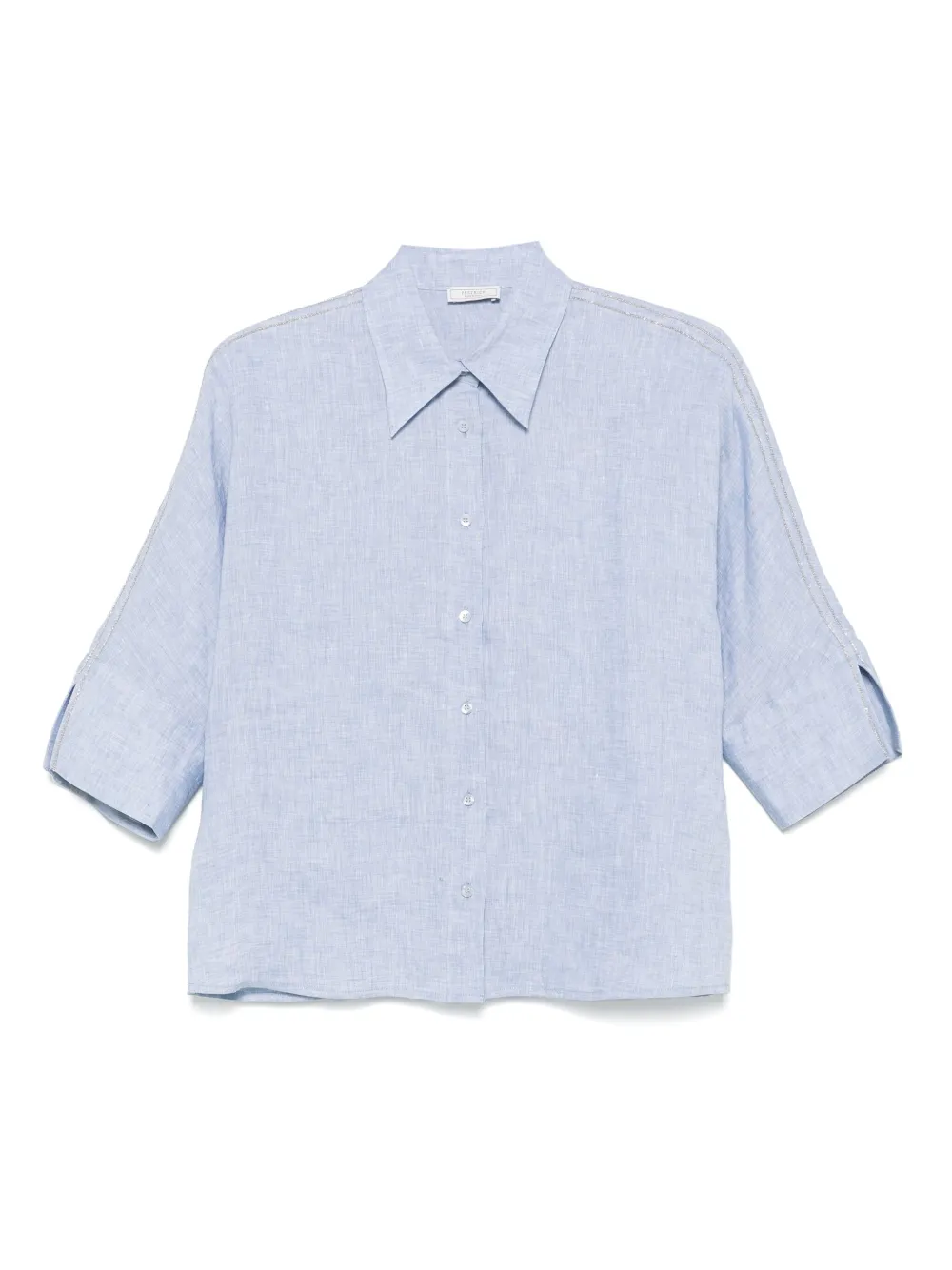 Peserico Linnen blouse Blauw