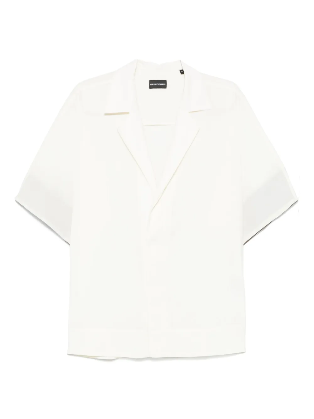 Emporio Armani virgin wool shirt Beige