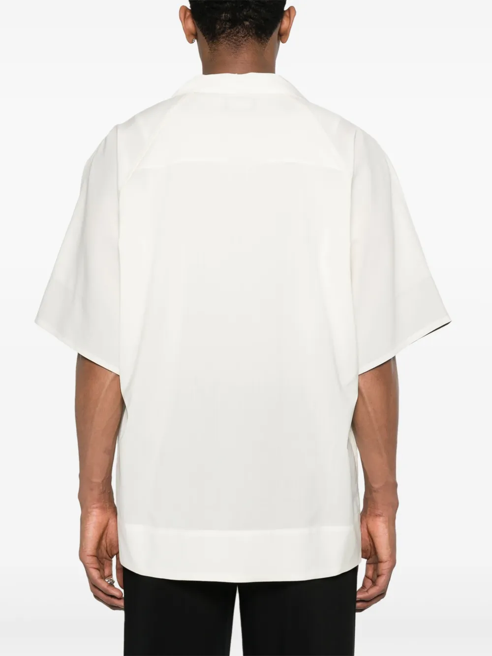 Emporio Armani virgin wool shirt Beige