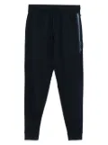 BOSS logo-print track pants - Blue