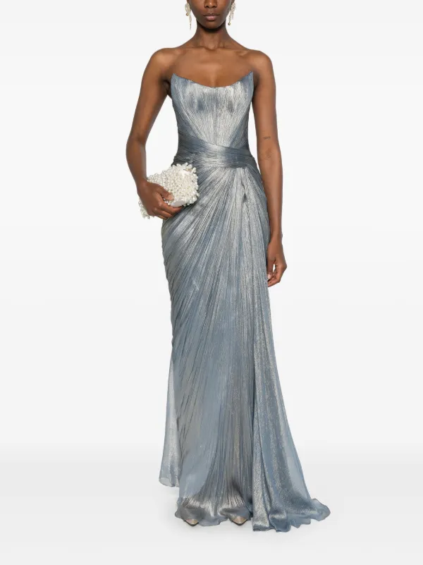 bridesmaid chiffon maxi dress Haven Graceful Sweetheart Pleated Maxi Chiffon Bridesmaid Dresses, Cabernet