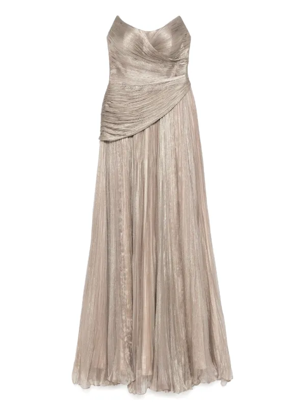 fitted lace wedding dress Alanna Pink Lace Maxi Dress - US 18