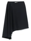 Alexander McQueen asymmetric midi skirt - Blue