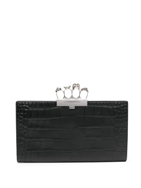 Alexander McQueen Pre-Owned 2020 crocodile skull ring bag