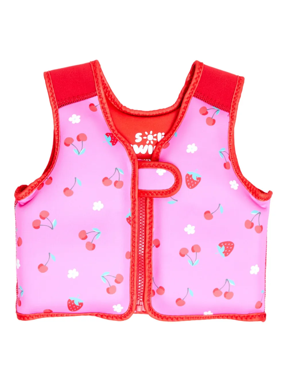 SOLISWIM KIDS フルーツプリント フロートベスト - ピンク SOLISWIM KIDS フルーツプリント フロートベスト - ピンク