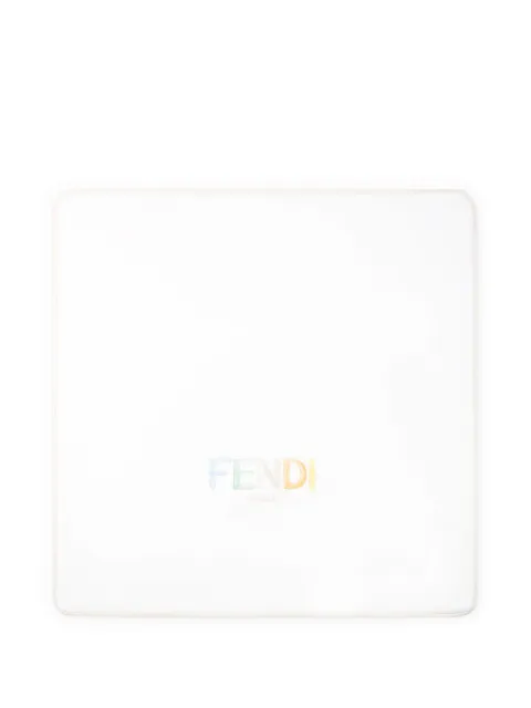 Fendi Kids Coberta com estampa de logo