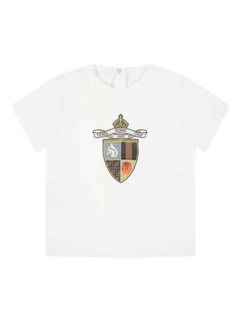 Fendi Kids crest-print T-shirt