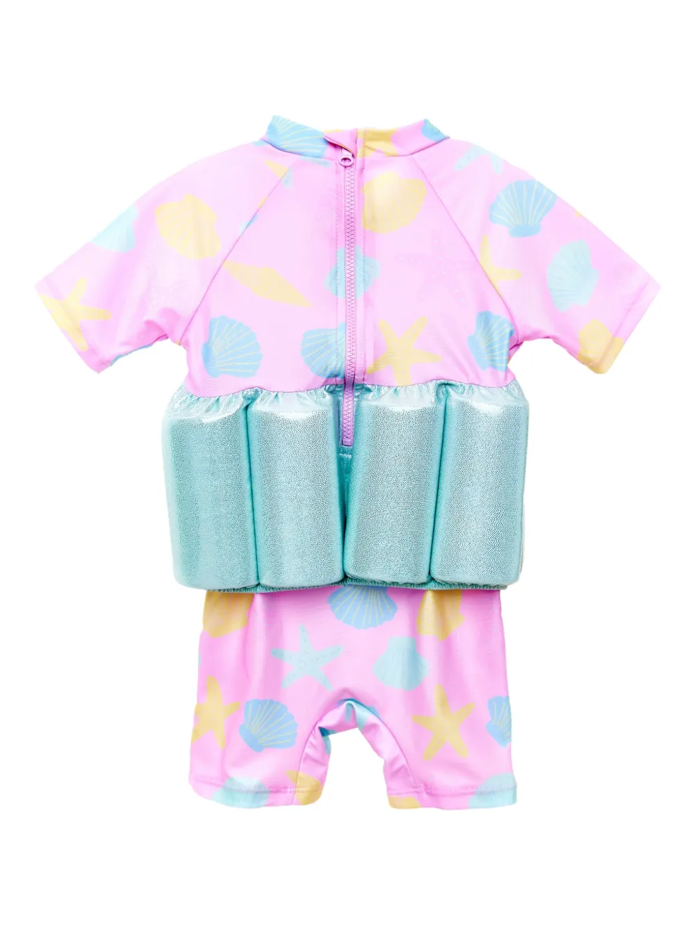 SOLISWIM KIDS shell-print float suit | Float Suits | Image 2