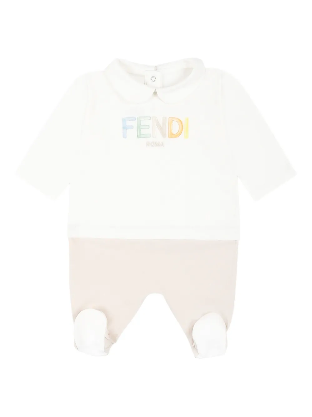 Fendi Kids logo-embroidered baby set (three pieces) | Babygrow Sets | Image 2