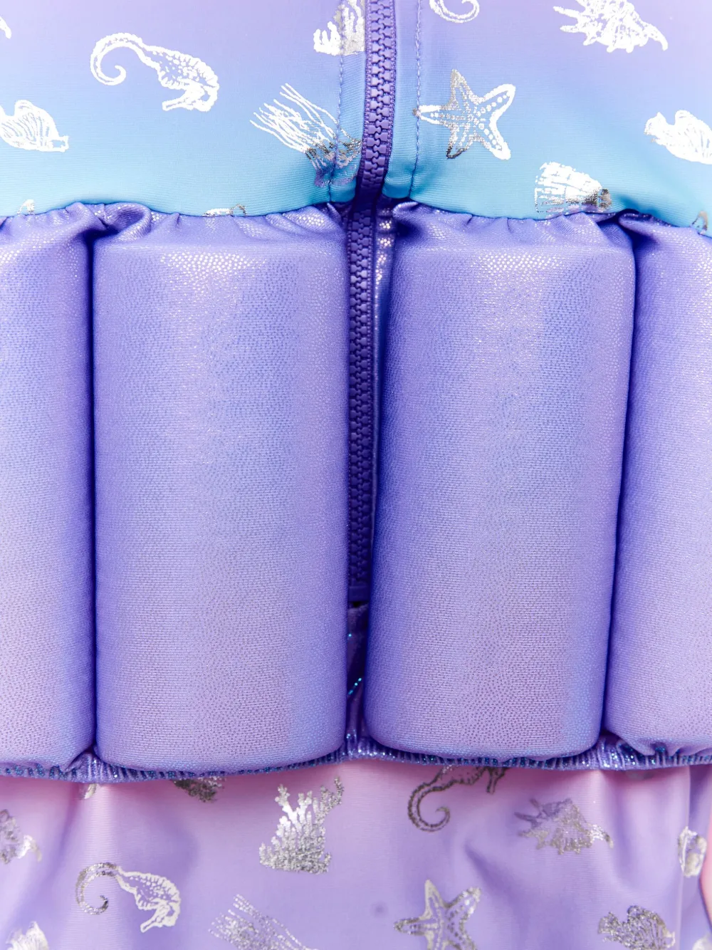 SOLISWIM KIDS Drijfpak met zee-print Paars