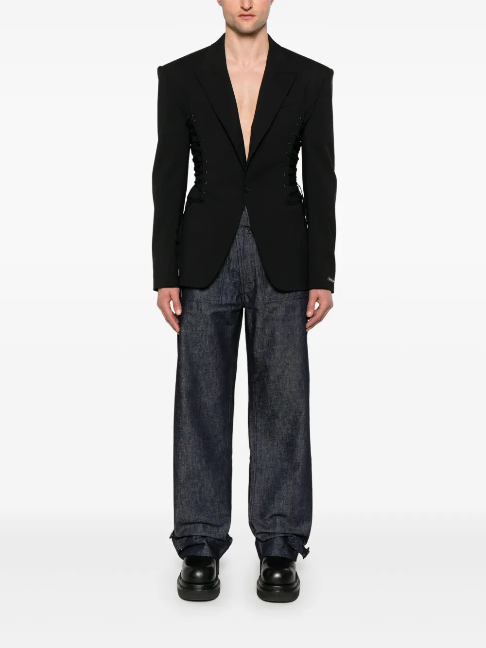Mugler laced-up blazer | Blazers | Image 2