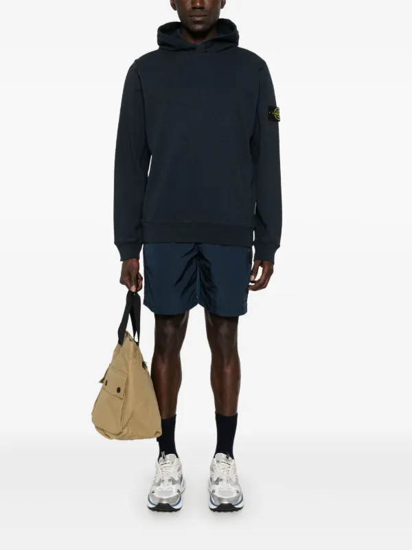 Stone Island コンパスバッジ パーカー | ブルー | FARFETCH JP
