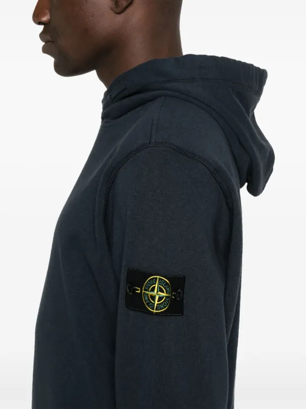 Stone  コンパスバッジ　パーカー Stone Island コンパスバッジ パーカー | ブルー | FARFETCH JP