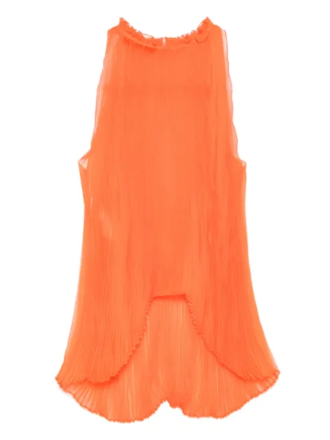 Alberta Ferretti top plisado