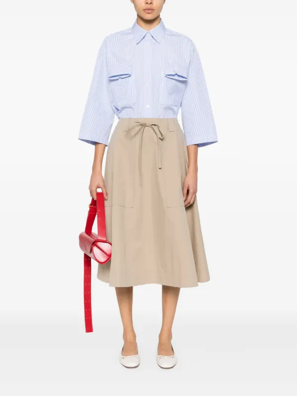 Chemise à Rayures Bleu Et Blanc Moschino - Taille Col 15", Neuf Avec Étiquettes