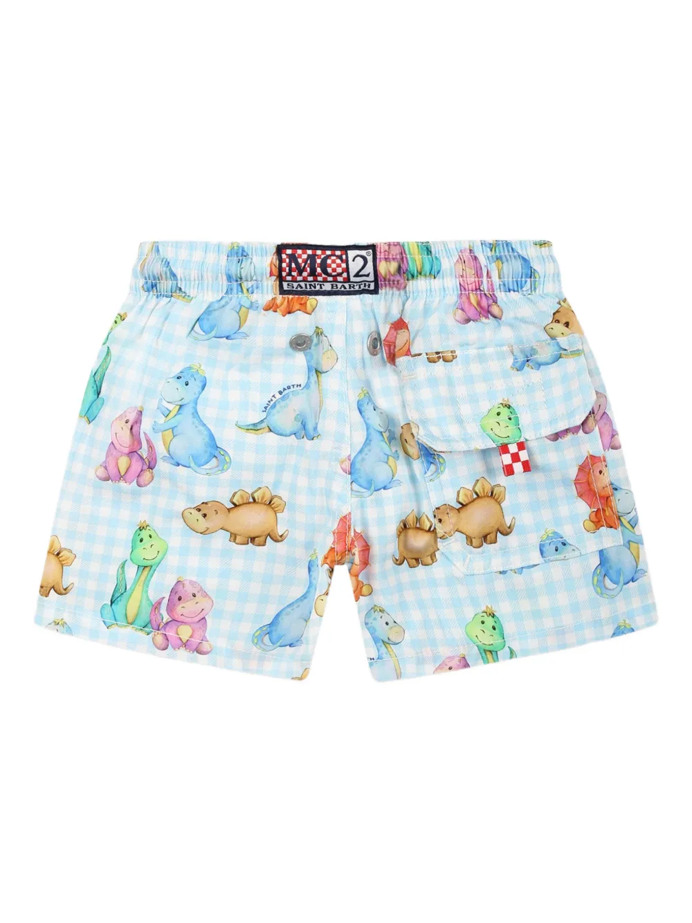 MC2 SAINT BARTH GRAPHIC-PRINT SWIM SHORTS