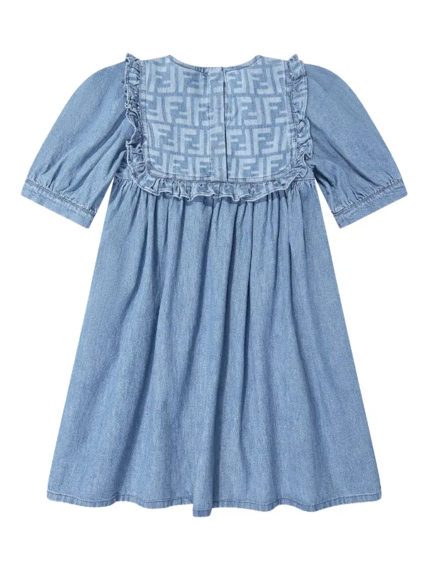 FENDI フェンディキッズのデニムワンピース　7A 楽天市場】フェンディ FENDI キッズ 子供服 ガールズ ワンピース