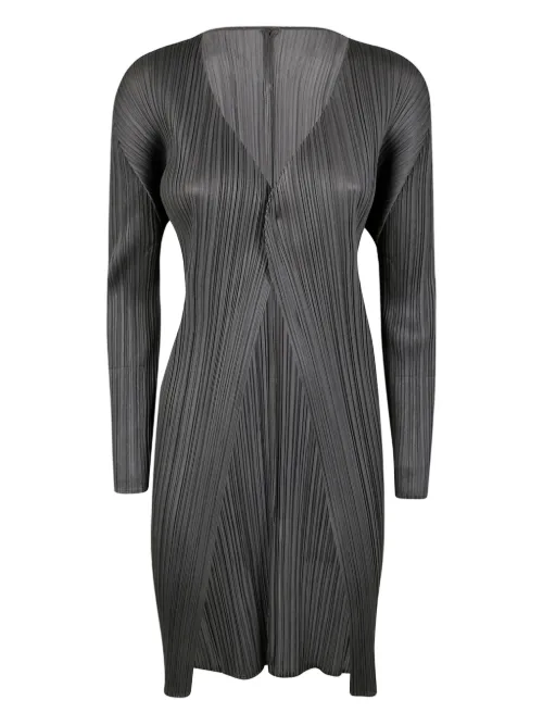 Manteau à effet plissé - Pleats Please Issey Miyake - Modalova