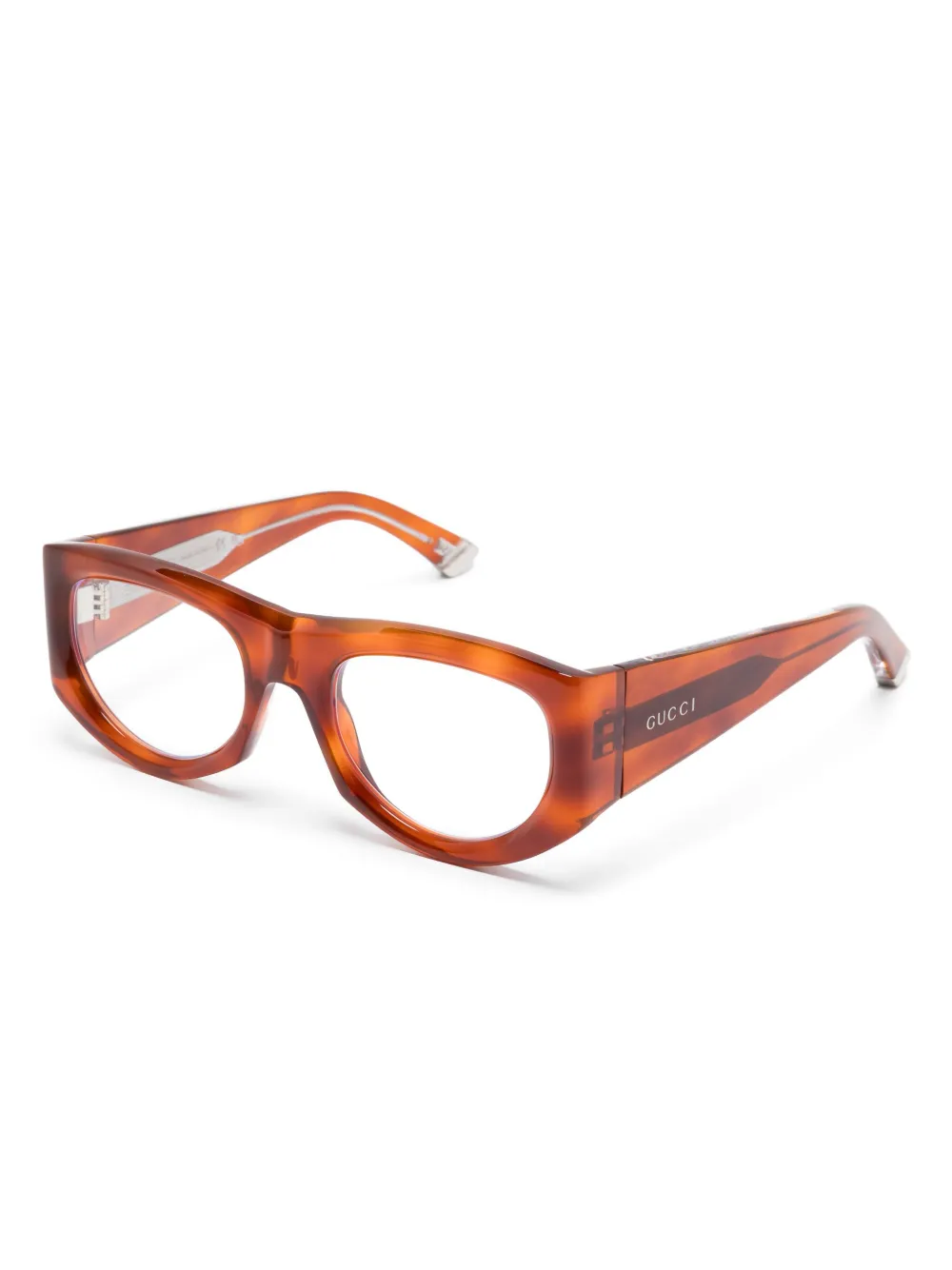 Gucci Eyewear lentes con armazón rectangular | Hombre | Image 2