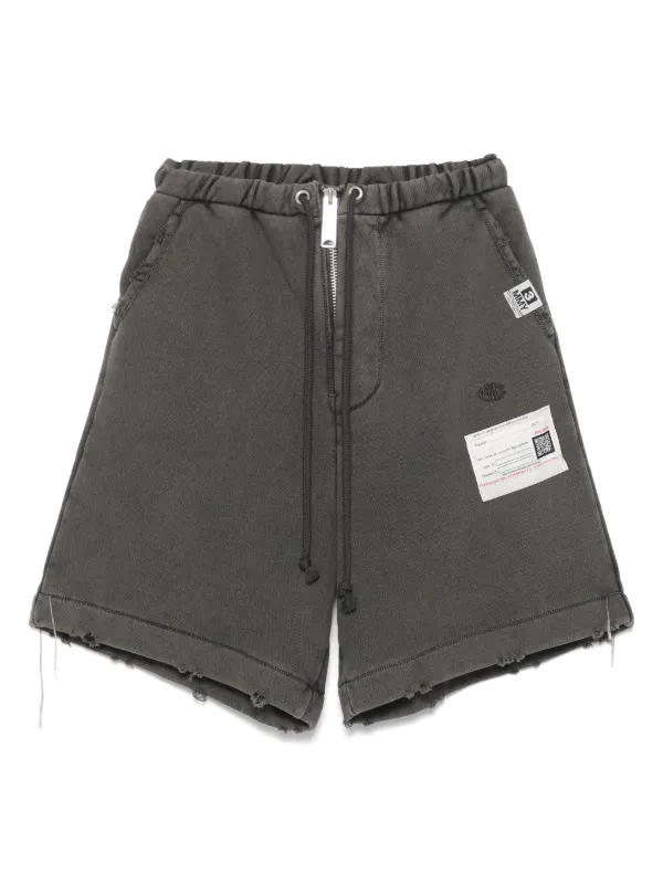 Mihara Yasuhiro Embroidered ショートパンツ 46 Maison MIHARA YASUHIRO Amateur Sewn ショートパンツ | ブラック