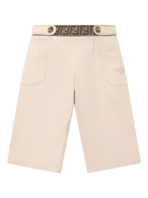 Fendi Kids gabardine trousers
