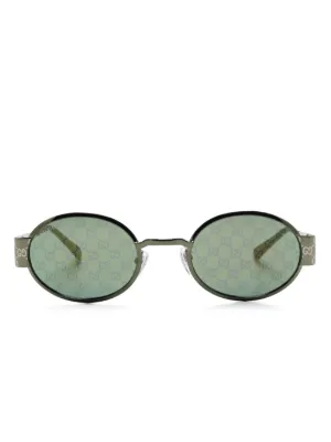 Balenciaga Eyewear BB0336S oval-frame Sunglasses | Grey  display picture 2