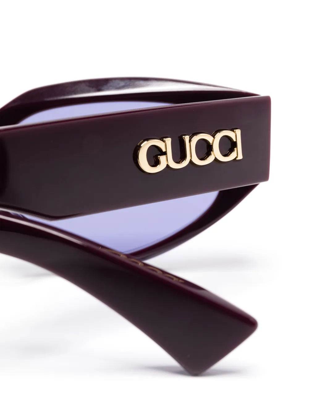 Gucci Eyewear Zonnebril met cat-eye montuur Paars