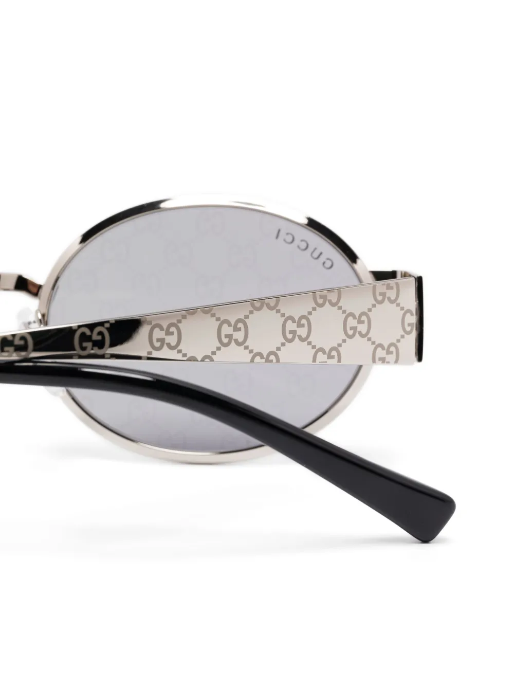 Gucci Eyewear Zonnebril met rond montuur Zilver