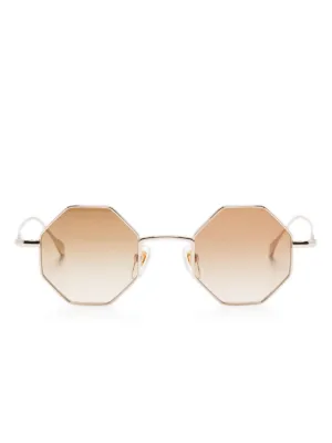 Bvlgari square-frame Sunglasses | Gold | FARFETCH display picture 3