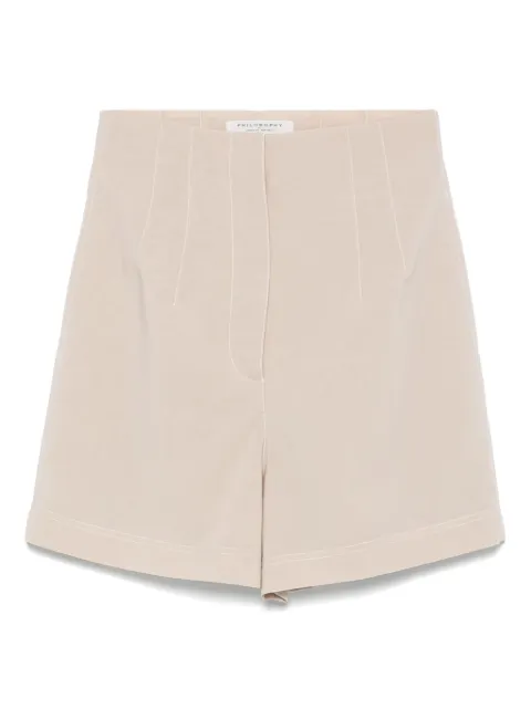 Philosophy Di Lorenzo Serafini shorts con tiro alto