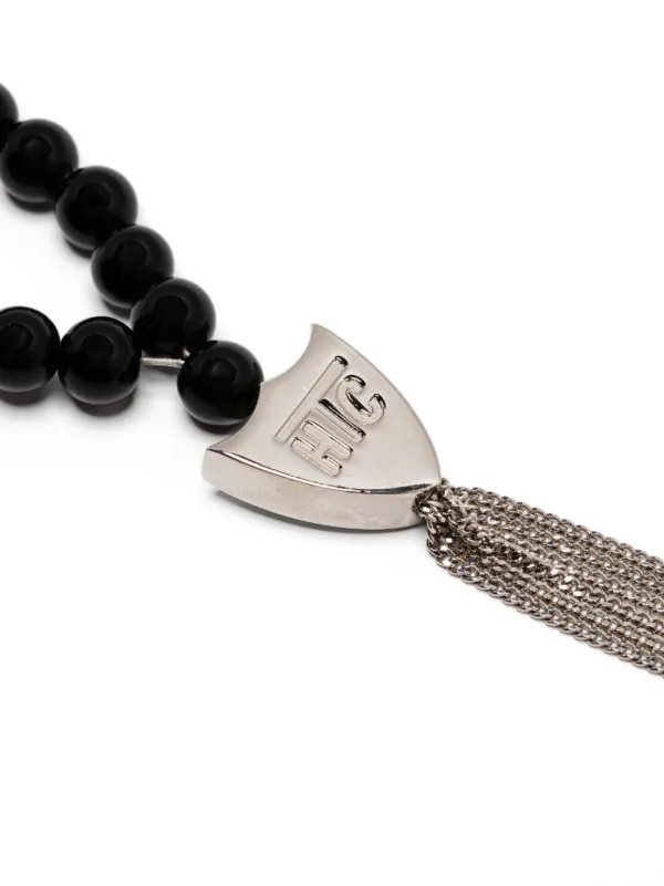 Htc Los Angeles Mistery Shield Necklace | Black | FARFETCH UZ