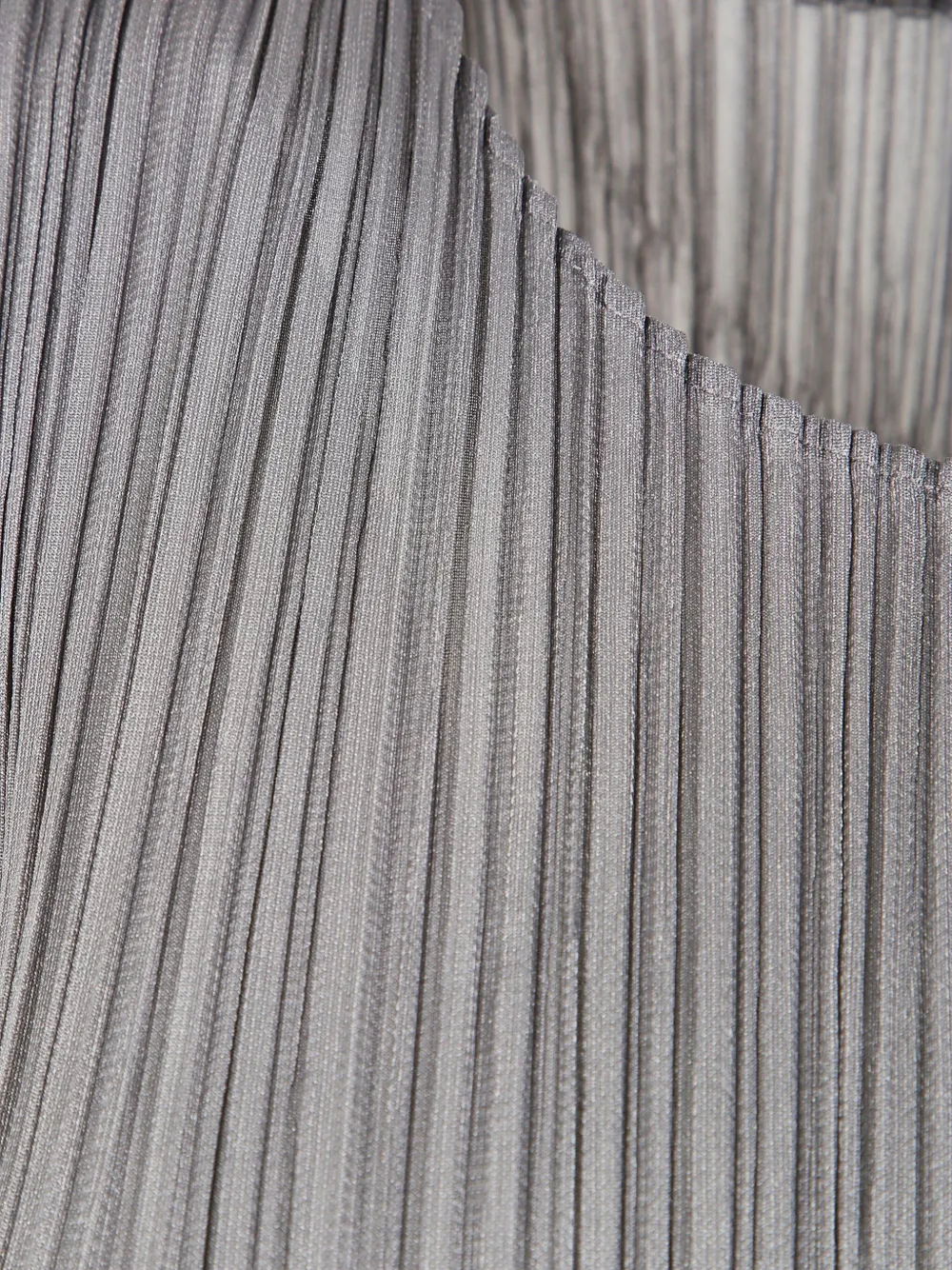Pleats Please Issey Miyake Mouwloze mini-jurk Grijs