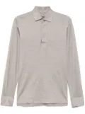 Zegna mélange-effect polo shirt - Grey