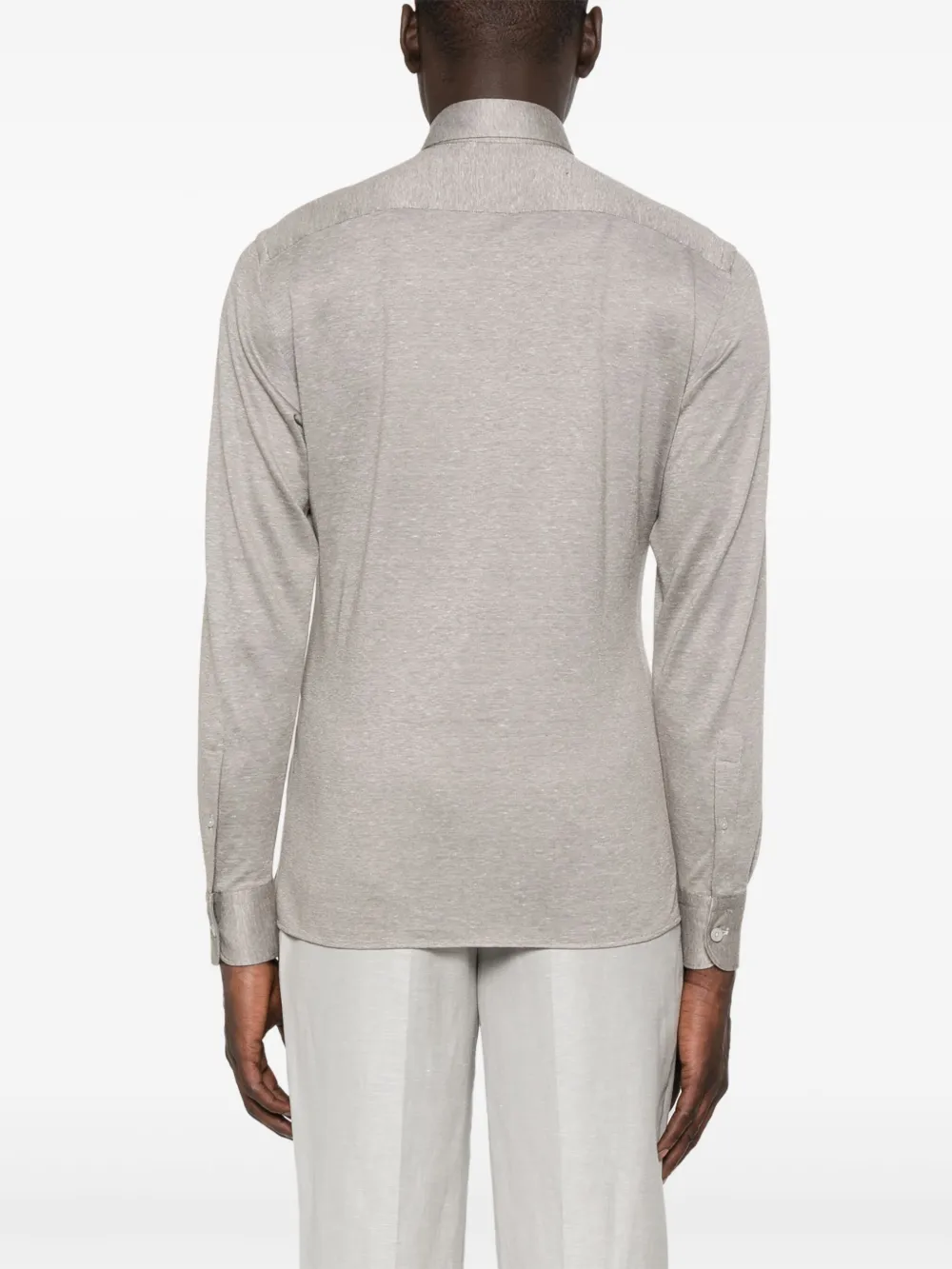 Zegna Meliertes Poloshirt | Poloshirts | Image 3