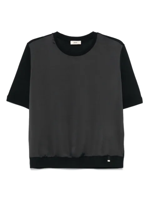 Herno knitted-panel T-shirt