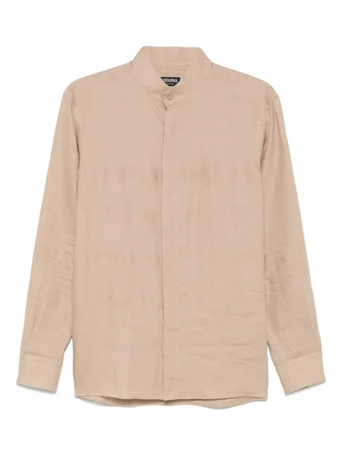Zegna camisa de lino