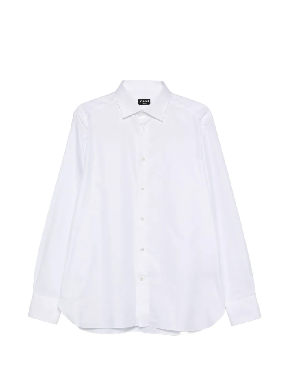 Zegna Buttoned Shirt In White