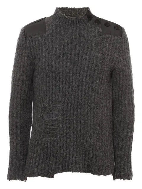 Stella McCartney ribbed distressed sweater