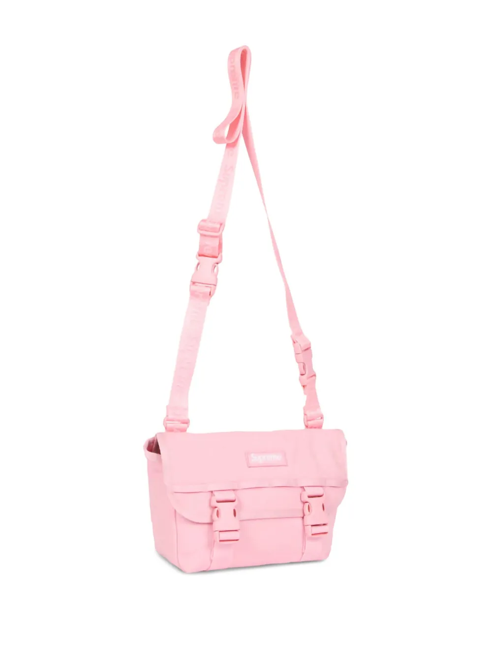 Supreme Mini-messengertas met logopatch Roze
