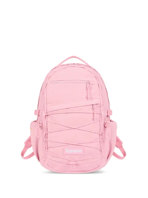 Supreme logo-patch backpack