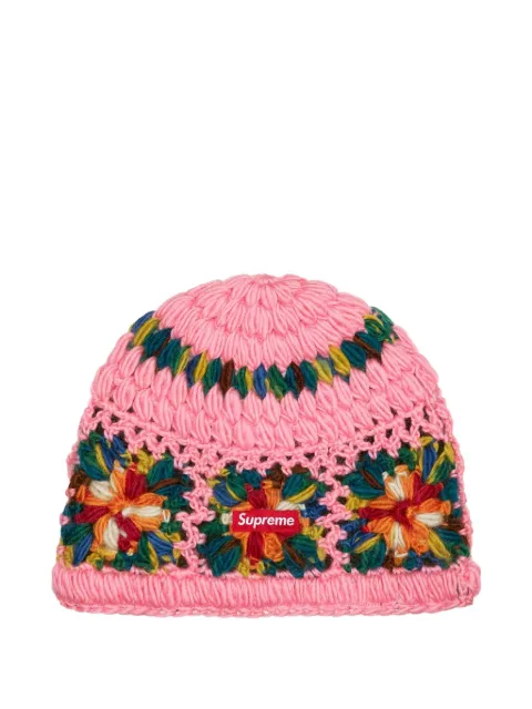 Supreme crochet "SS25 - Pink" beanie 