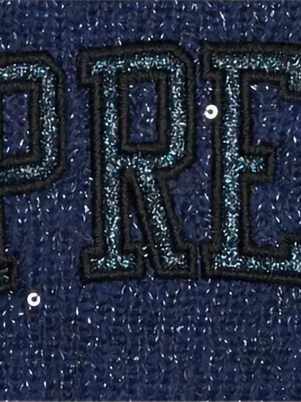 Supreme New Era Metallic Arc Beanie Hat | Blue | FARFETCH